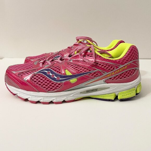 Saucony Progrid Guide 6 Running Shoes Youth Girls Size 7 - Picture 2 of 16